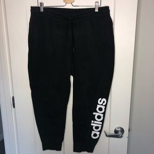 Adidas Tie Waist Jogger Sweatpants